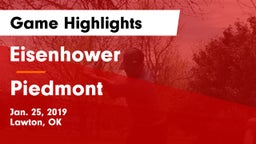 Eisenhower  vs Piedmont  Game Highlights - Jan. 25, 2019