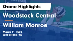 Woodstock Central  vs William Monroe  Game Highlights - March 11, 2021