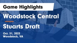 Woodstock Central  vs Stuarts Draft  Game Highlights - Oct. 31, 2023