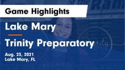 Lake Mary  vs Trinity Preparatory  Game Highlights - Aug. 23, 2021