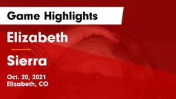 Elizabeth  vs Sierra  Game Highlights - Oct. 20, 2021