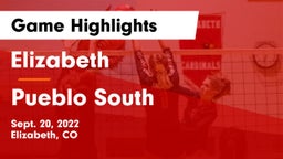 Elizabeth  vs Pueblo South  Game Highlights - Sept. 20, 2022
