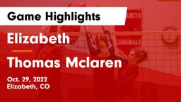 Elizabeth  vs Thomas Mclaren Game Highlights - Oct. 29, 2022