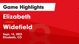 Elizabeth  vs Widefield  Game Highlights - Sept. 14, 2023
