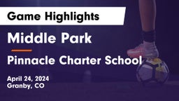 Middle Park  vs Pinnacle Charter School Game Highlights - April 24, 2024