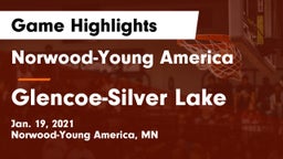 Norwood-Young America  vs Glencoe-Silver Lake  Game Highlights - Jan. 19, 2021