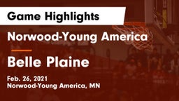 Norwood-Young America  vs Belle Plaine  Game Highlights - Feb. 26, 2021