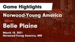 Norwood-Young America  vs Belle Plaine  Game Highlights - March 18, 2021