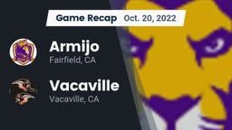 Recap: Armijo  vs. Vacaville  2022