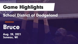 School District of Dodgeland vs Bruce  Game Highlights - Aug. 28, 2021
