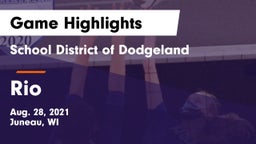 School District of Dodgeland vs Rio  Game Highlights - Aug. 28, 2021
