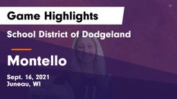 School District of Dodgeland vs Montello Game Highlights - Sept. 16, 2021
