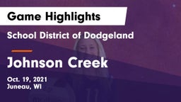 School District of Dodgeland vs Johnson Creek  Game Highlights - Oct. 19, 2021