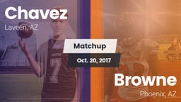 Matchup: Chavez  vs. Browne  2017