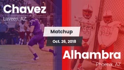 Matchup: Chavez  vs. Alhambra  2018