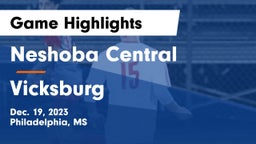 Neshoba Central  vs Vicksburg Game Highlights - Dec. 19, 2023