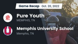 Recap: Pure Youth  vs. Memphis University School 2022