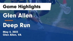 Glen Allen  vs Deep Run  Game Highlights - May 4, 2023