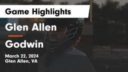 Glen Allen  vs Godwin  Game Highlights - March 22, 2024