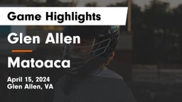Glen Allen  vs Matoaca  Game Highlights - April 15, 2024