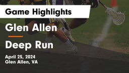 Glen Allen  vs Deep Run  Game Highlights - April 25, 2024