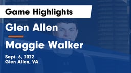 Glen Allen  vs Maggie Walker Game Highlights - Sept. 6, 2022