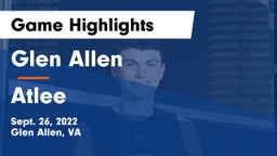 Glen Allen  vs Atlee Game Highlights - Sept. 26, 2022