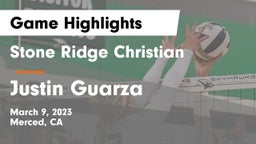 Stone Ridge Christian  vs Justin Guarza Game Highlights - March 9, 2023