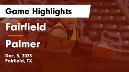 Fairfield  vs Palmer  Game Highlights - Dec. 5, 2023