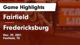 Fairfield  vs Fredericksburg  Game Highlights - Dec. 29, 2021