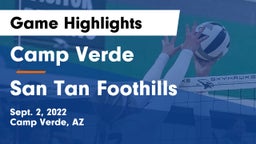 Camp Verde  vs San Tan Foothills  Game Highlights - Sept. 2, 2022