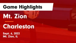 Mt. Zion  vs Charleston  Game Highlights - Sept. 6, 2022