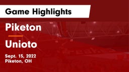 Piketon  vs Unioto  Game Highlights - Sept. 15, 2022