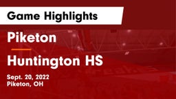 Piketon  vs Huntington HS Game Highlights - Sept. 20, 2022