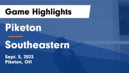 Piketon  vs Southeastern  Game Highlights - Sept. 5, 2023