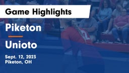 Piketon  vs Unioto  Game Highlights - Sept. 12, 2023