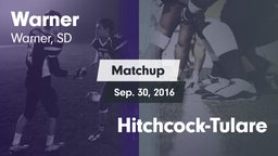 Matchup: Warner  vs. Hitchcock-Tulare 2016