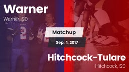 Matchup: Warner  vs. Hitchcock-Tulare  2017