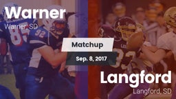 Matchup: Warner  vs. Langford  2017
