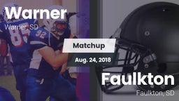 Matchup: Warner  vs. Faulkton  2018