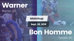Matchup: Warner  vs. Bon Homme  2018