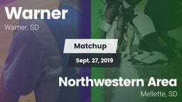 Matchup: Warner  vs. Northwestern Area  2019