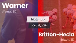 Matchup: Warner  vs. Britton-Hecla  2019