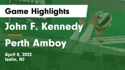 John F. Kennedy  vs Perth Amboy Game Highlights - April 8, 2022