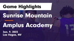 Sunrise Mountain  vs Amplus Academy Game Highlights - Jan. 9, 2023