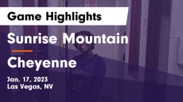 Sunrise Mountain  vs Cheyenne  Game Highlights - Jan. 17, 2023