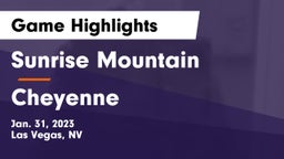 Sunrise Mountain  vs Cheyenne  Game Highlights - Jan. 31, 2023