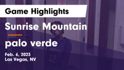 Sunrise Mountain  vs palo verde  Game Highlights - Feb. 6, 2023
