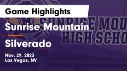Sunrise Mountain  vs Silverado  Game Highlights - Nov. 29, 2023