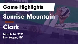 Sunrise Mountain  vs Clark Game Highlights - March 16, 2022